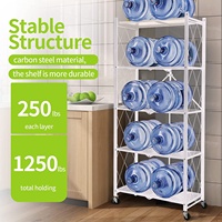 Chariot métallique pliable et facile à assembler, étagère Mobile de rangement sur pied pour micro-ondes et cuisine avec roulettes
