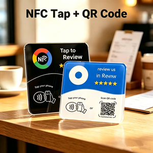 Autocollant NFC RFID en PVC/Acrylique pour Commentaires Sociaux (avec Adhésif) – <span class=keywords><strong>Mon</strong></span> Autocollant de Commentaires Instantanés (avec Code QR pour un Lien Web Facile) - Product Image 4