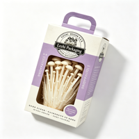 Boîte de culture de champignons frais en carton avec poignée, emballage en pulpe recyclée