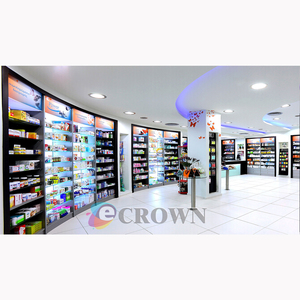 Drugs Shop Size Pharmacy Cabinet Medicine Counter Cabinet With <strong>Led</strong> <strong>Light</strong> <strong>Display</strong> Interior Shop OEM - Product Image 2