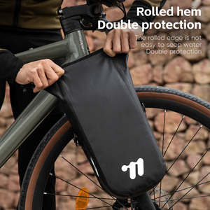Sac de fourche de vélo étanche WEST BIKING 5,5 L à dégagement rapide, sac de sport multifonctionnel pour vélo avec bandoulière - Product Image 4