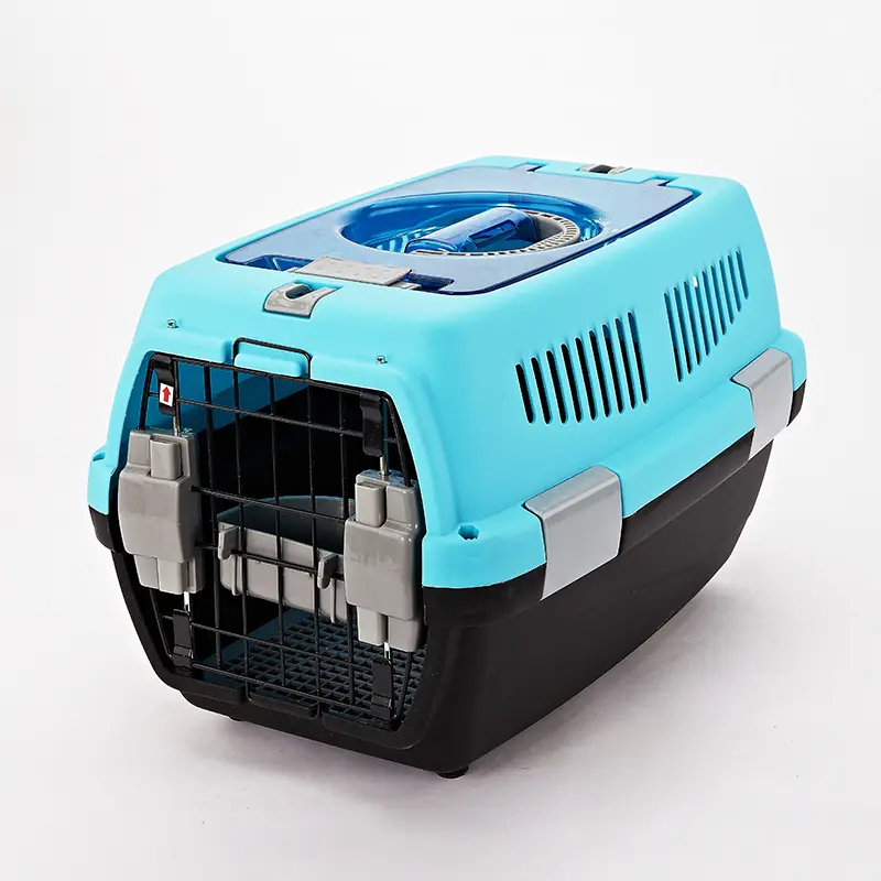 Gabbie per animali domestici in plastica portatili trasportini case trasportino aereo per animali domestici cassa da viaggio scatola di trasporto per cani per gatti approvata dalla compagnia aerea