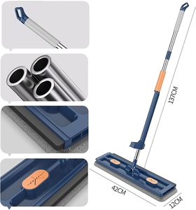 <span class=keywords><strong>Saker</strong></span> Plus grande vadrouille plate de nettoyage ménager vadrouille plate avec seau tampons de vadrouille de nettoyage de sol en microfibre durables - Product Image 6