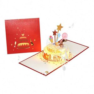 การ์ดอวยพรวันเกิดแบบกระดาษ 3 มิติ พร้อมเสียงและแสง - Product Image 4