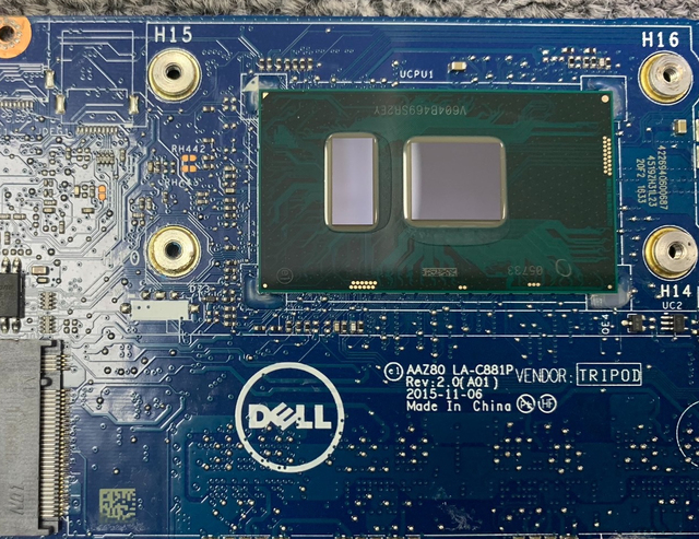 Laptop Motherboard for dell Xps13 9350 I5-6200u La-c881p