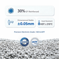 Granulés PBT+30%GF, stables dimensionnellement, résistants à la chaleur, pour boîtiers de capteurs et composants électroniques, prix d'usine