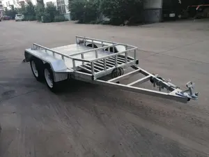 Double Axles Trailers For Digger Transportation Excavator Trailers Plant Trailer