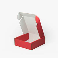 Boîtes cadeaux en papier pliables rouges personnalisées en gros, boîtes en papier élégantes pour l'emballage de parfums