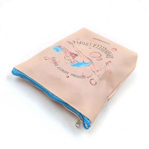 Fashion Canvas Makeup Bag Custom Travel Pouch Cosmetic Bag Portable Storage Bags - Product Image 1