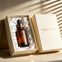 Sérum d'huile essentielle 5ml 10ml 15ml 20ml 30ml 50ml 100ml Flacon compte-gouttes en verre ambré givré avec bouchon en bois et pipette en verre