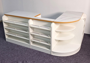 Table de caisse enregistreuse rapide de caisse de sortie de détail <span class=keywords><strong>en</strong></span> bois modulaire pour le dépanneur - Product Image 5