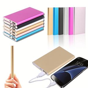 Batería Externa Portátil Delgada con Logotipo Personalizado, Baterías Externas de Viaje de 5000 mAh para Teléfonos Inteligentes - Product Image 1