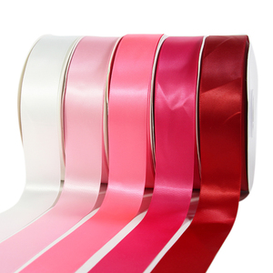 Cinta de Raso de Poliéster de 4 cm, Rollo de Cinta de Doble Cara para Envolver Regalos, Rosas Preservadas, Suministros para Floristas, Gran Venta - Product Image 5