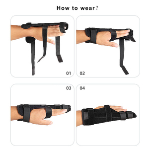 Fingerboard cổ tay ổn định Brace với Pinky ngón tay gãy xương cố định hỗ trợ và ngón tay tay nén nẹp - Product Image 5