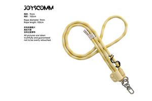 Correa para llevar el teléfono móvil con hebilla ajustable de cuero PU, cordón cruzado para el cuello, cordón con logotipo personalizado. - Product Image 3