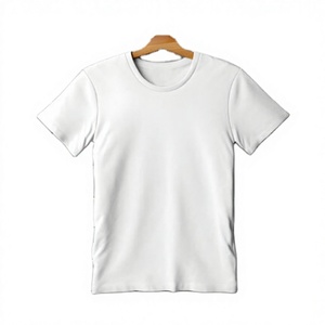 เสื้อยืดคอกลมแขนสั้นผ้าฟลีซเนื้อหนาคุณภาพสูง 100% ผ้าฝ้าย ยูนิเซ็กซ์ เป็นมิตรกับสิ่งแวดล้อม สไตล์สตรีทแวร์  แบบเรียบๆ สั่งทำได้ - Product Image 1