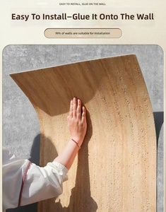 Panel de Pared 3D de Poliuretano Flexible de Alta Calidad MIMO, Revestimiento de Piedra Artificial Decorativo para Baño Moderno, Revestimiento Exterior para el Hogar - Product Image 5