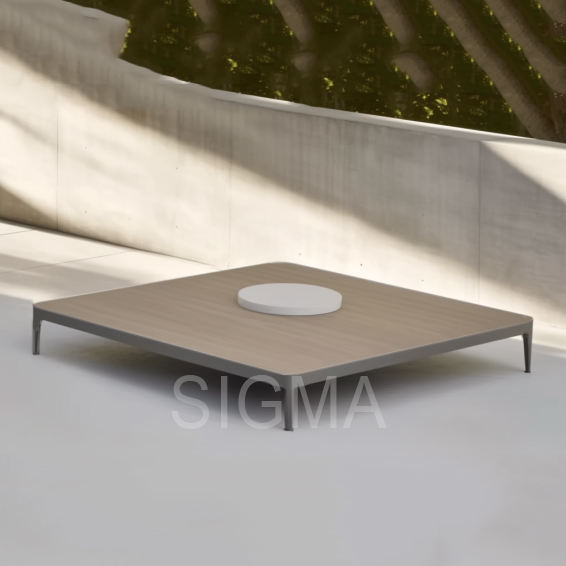 Wholesale Cheap Garden Furniture Outdoor Square Coffee Tables Outdoor Courtyard Leisure Table