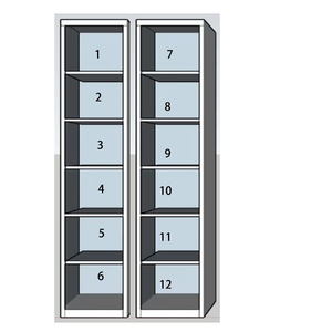 Contraseña Post Office Parcel Box con control <span class=keywords><strong>digital</strong></span> Door Locker Delivery Smart Mailbox - Product Image 3