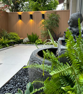 سياج خصوصية الحديقة الخارجية ، لوح من سبائك الألومنيوم ، ديكورات سكنية ، سياج منزلي طبيعي معالج بالضغط - Product Image 6