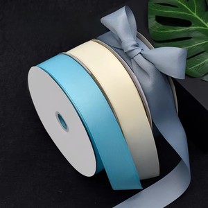 Ruban côtelé imprimable multi-usage Evergreenwrap 4 cm, matériel pour nœuds de cheveux faits main, pour la décoration textile de maison, ensemble de quatre pièces, personnalisable - Product Image 3