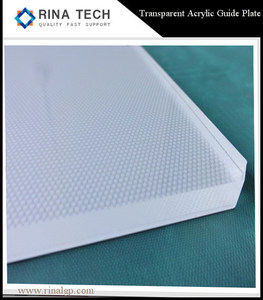 Plaque de guidage lumineux en acrylique PMMA Rina Tech de 6 mm d'épaisseur, à éclairage direct par points, taille 1000x900 mm pour panneau lumineux ultra-fin - Product Image 2