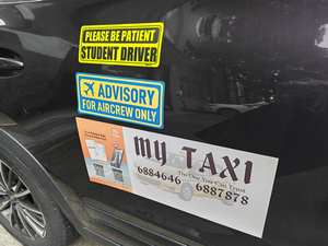 Logotipo personalizado al por mayor imanes de nevera pegatina imán personalizado coche calcomanías empresa imán en blanco coche señal magnética personalizada - Product Image 4