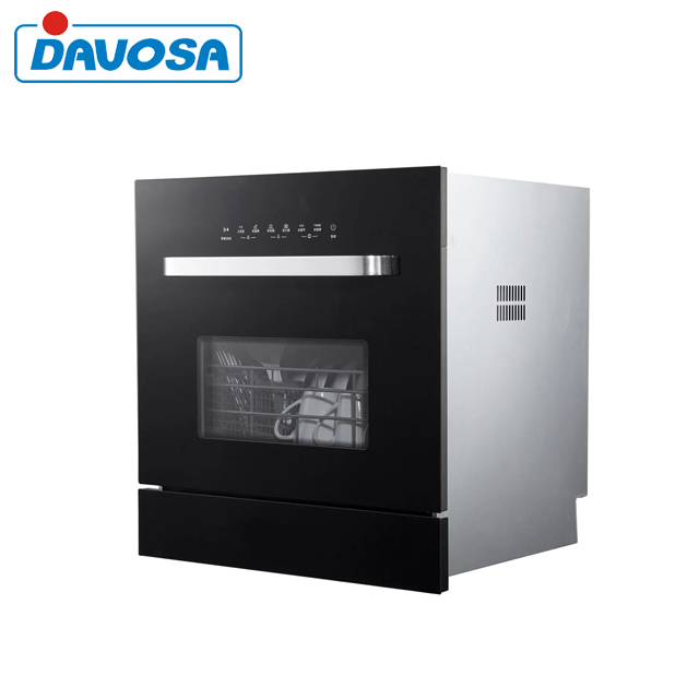 Smart Household Dishwasher 13 Set With High-Temperature Sterilization Drying Function Tempered Glass Panel Factory Direct Sale
