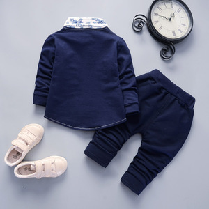 Primavera autunno nuovi vestiti per bambini neonato vestito da gentiluomo britannico 0-<span class=keywords><strong>4</strong></span> <span class=keywords><strong>anni</strong></span> 2 pezzi moda <span class=keywords><strong>bambino</strong></span> - Product Image 4