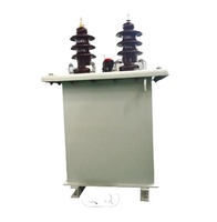 Transformador de poste monofásico de doble voltaje reductor de 50 kVA, 100 kVA, 375 kVA, 10 kV, 11 kV, con bobina toroidal de aluminio y sumergido en aceite