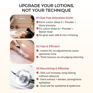 ICONSIGN Camellia Crystal LAMI MIX Poudre pour rehaussement <span class=keywords><strong>de</strong></span> cils, Augmente la viscosité, Kératine 2-en-1, Lotion épaississante coréenne sans colle pour lifting des cils - Product Image 5