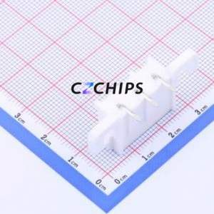 1-350943-0 Wire-to-Board Pin Header Bent Lead Through Hole,P=6.35mm Connector 1x3P 6.35mm Right Angle Insert 3P - Product Image 2