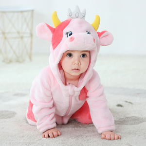 TONWHAR Unisex Mamelucos de bebé <span class=keywords><strong>Conejo</strong></span> Unicornio Disfraces de Halloween con cierre de cremallera Niños Onesie Pijamas - Product Image 6