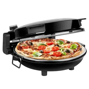 12 "elektrischer rotierender Pizza bäcker mit großem Fenster