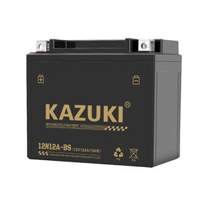 Offres Spéciales bonne qualité <span class=keywords><strong>prix</strong></span> usine SMF KAZUKI 12N12A-BS 12V 12Ah <span class=keywords><strong>batterie</strong></span> au plomb rechargeable pour moto avec 3.5 kg - Product Image 3