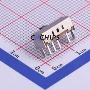 SK13D07L5B Slide Switch Through hole Component (THT) Switch Single Pole Three Throw Rectangle Pin Header PC Pin 12.8mm - Product Image 2