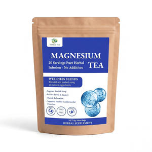 Tè <span class=keywords><strong>in</strong></span> Bustina Senza OGM con Miscela di Magnesio ed Erbe per Supporto alla Funzione Cardiovascolare e Calmante Notturno per Gruppi con Problemi di Sonno - Product Image 5