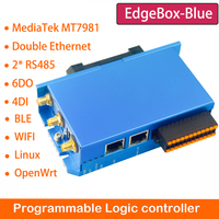 Controlador PLC para Automatización Industrial, IoT Gateway, Linux OpenWRT, RS485, Ethernet, 1GB DDR4, 256MB SPI NAND, Controlador Programable