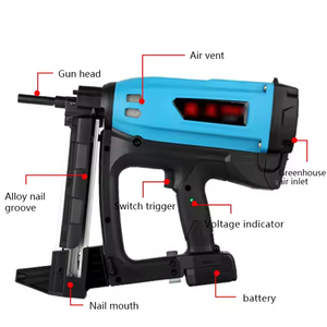 Pistola de Clavos Inalámbrica OEM ODM Toua GSN50 de Fábrica, Herramientas de Fijación para Concreto, Pistola de Clavos Neumática de Grado Industrial para Construcción - Product Image 2