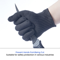 Gants de pêche anti-coupure en polyester et acier inoxydable de niveau 5, vente en gros d'usine
