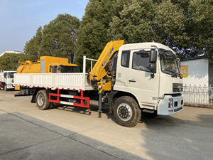 Dongfeng 6.3ton truk derek Knuckle Boom truk pengangkut 4x2 truk pengangkut 6,3 ton lengan artikulasi derek hidrolik untuk dijual - Product Image 2
