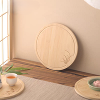 Planche à découper en bambou, dessous de plat et plateau créatifs, style oriental chinois exclusif, 18/22 cm, nouvelle collection, vente chaude, personnalisable