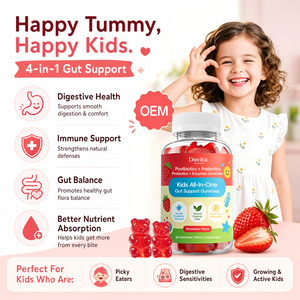 Gomitas Probióticas para Niños de Marca Privada OEM, 2 Mil Millones de UFC, para la Salud Digestiva Intestinal de los Niños, Sin Transgénicos, Sin Azúcar, Venta al Por Mayor - Product Image 3