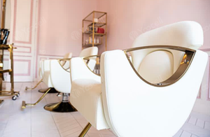 Yoocell cadeira de salão de beleza, móveis de salão de beleza, cadeira de salão de beleza, cadeirinha de barba dourada, china para venda - Product Image 3