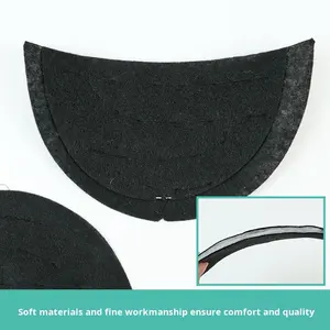 Hombreras de terciopelo de doble cara de tela con forro tejido de poliéster/algodón de comercio electrónico transfronterizo personalizadas de fábrica - Product Image 3