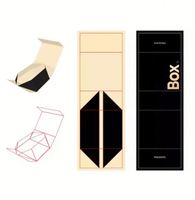 Muestra Gratuita, Cajas de Regalo de Cartón de Lujo con Logotipo Personalizado, Plegables, Rígidas, con Cierre Magnético