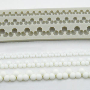 رائعة اللؤلؤ شكل كعكة تزيين قالب من السيليكون فندان كعكة قوالب لعيد الميلاد الزفاف - Product Image 4