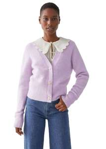 Maglione personalizzato da donna OEM e ODM maglieria a maniche lunghe da donna con bottone in Alpaca misto Cardigan maglione donna - Product Image 6