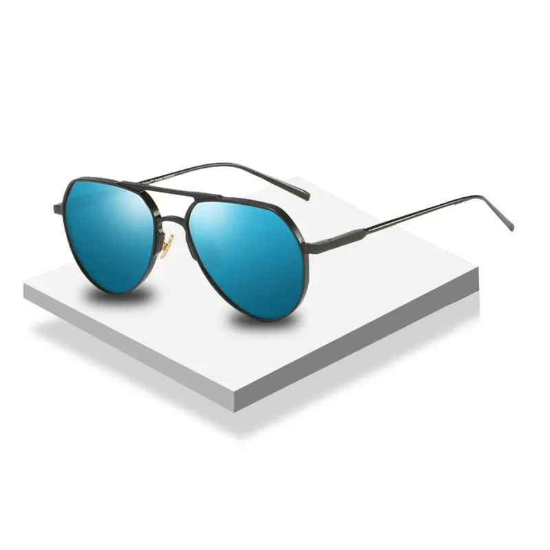 Muestra gratis polarizado gafas de sol de moda Anti rasguño romper prueba UV400 gafas de sol con su logotipo