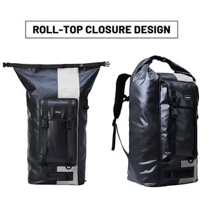 Bâche en PVC <span class=keywords><strong>60L</strong></span> 500D pour l'extérieur, <span class=keywords><strong>sac</strong></span> à <span class=keywords><strong>dos</strong></span> de voyage Extra Large et résistant pour kayak, pêche en mer et voyage - Product Image 3